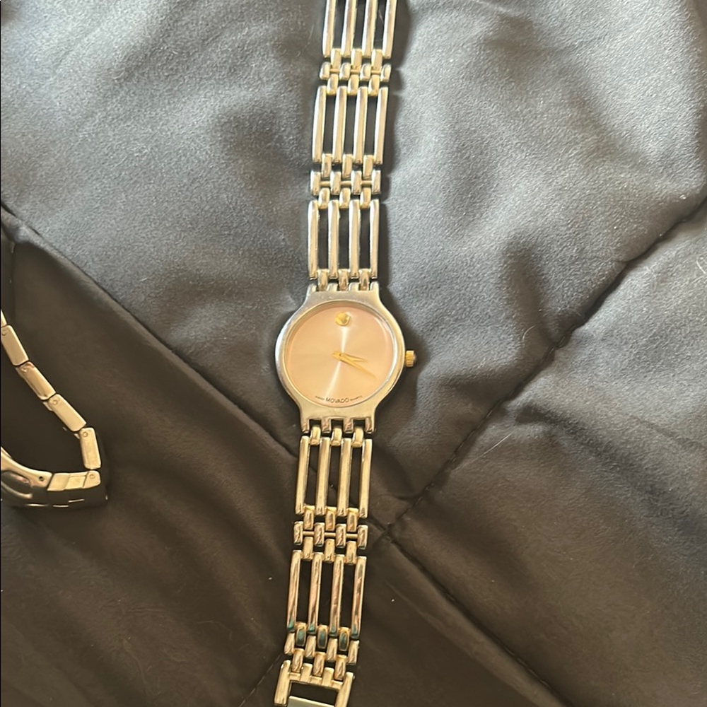 Silver and Gold Movado Watch